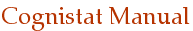 Cognistat Manual